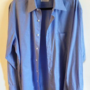 Dress Shirt Lightweight 100% Cotton Sz42 Italy